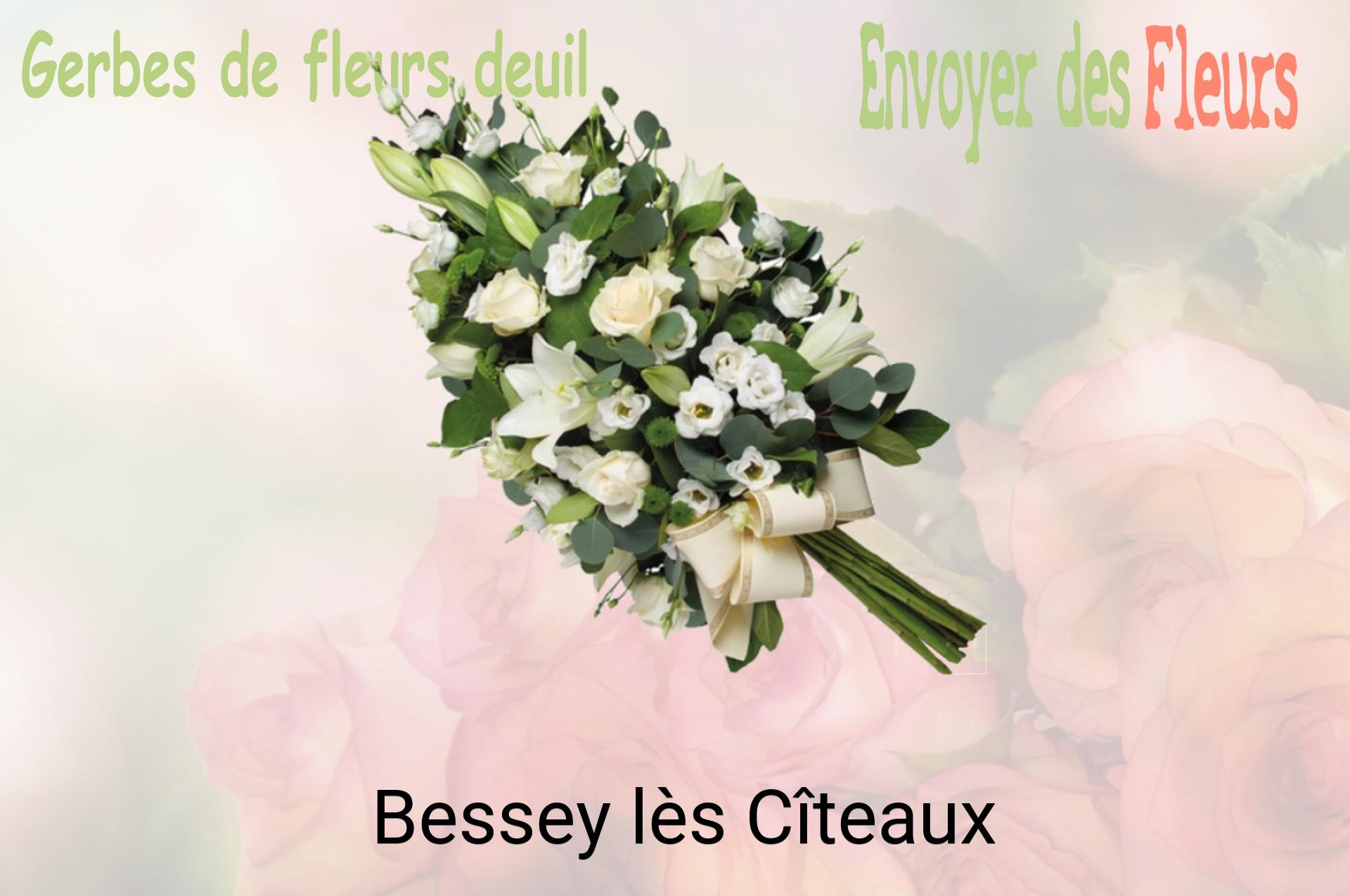 Gerbe de fleurs de deuil livrée à Bessey-lès-Cîteaux